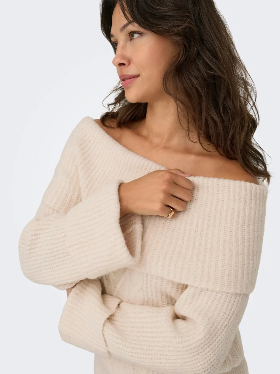 Sale ONLLUNA Striktrøje Dame Strik & Cardigans