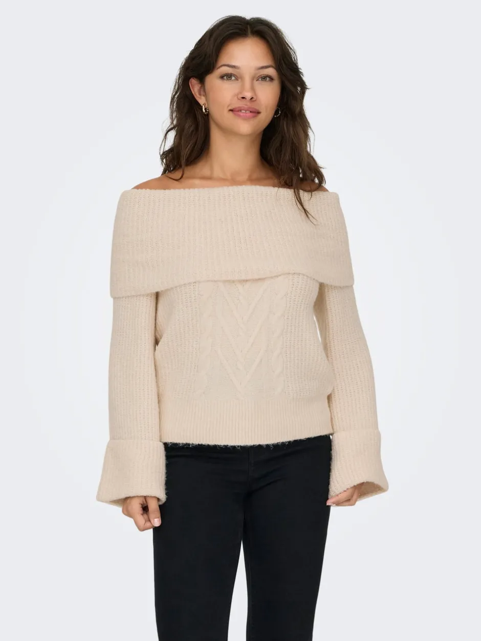 Sale ONLLUNA Striktrøje Dame Strik & Cardigans
