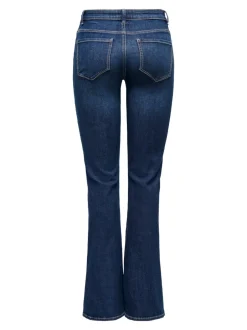 Outlet ONLLUSH Mellemhøj talje Retro flared fit Jeans Dame Jeans|Jeans