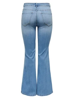 ONLLUSH Mellemhøj talje Retro flared fit Jeans Dame Jeans|Jeans