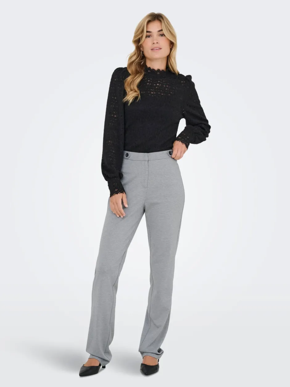Outlet ONLLYKKE Straight fit Bukser Dame Jeans|Jeans