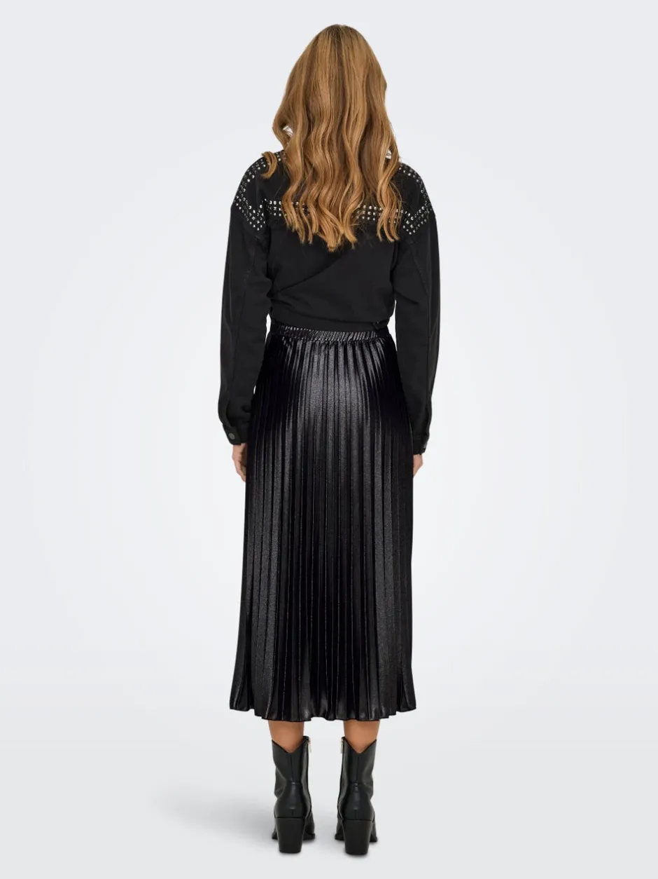 New ONLLYON Plisseret nederdel Lang nederdel Dame Nederdele