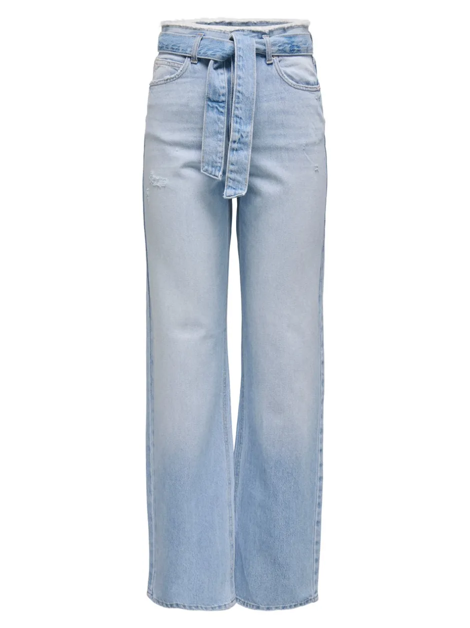 Outlet ONLMADDIE Høj talje Wide leg fit Jeans Dame Jeans|Jeans