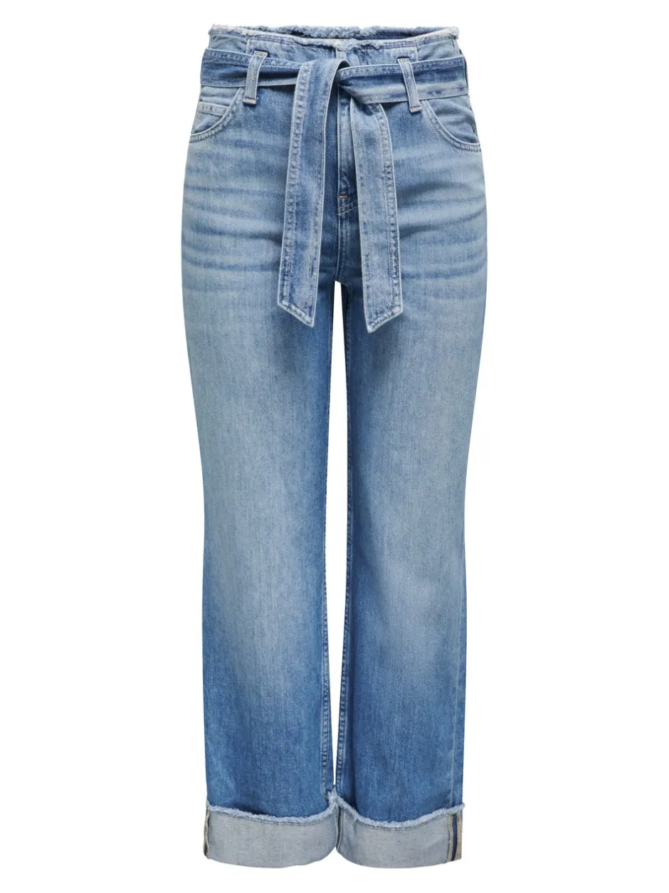 Outlet ONLMADDIE Høj talje Wide leg fit Jeans Dame Jeans|Jeans