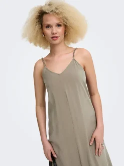 Clearance ONLMADELI Lang kjole Dame Kjoler