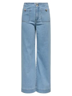 New ONLMADELINE Høj talje Wide leg fit Jeans Dame Jeans|Jeans