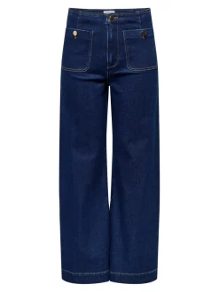 Best ONLMADELINE Høj talje Wide leg fit Jeans Dame Jeans|Jeans