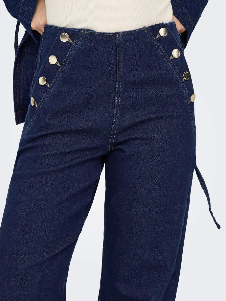 ONLMADELINE Høj talje Wide leg fit Jeans Dame Jeans|Jeans
