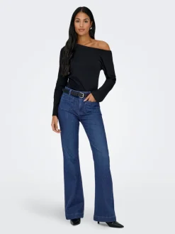 Hot ONLMADISON Høj talje Flared fit Jeans Dame Jeans|Jeans