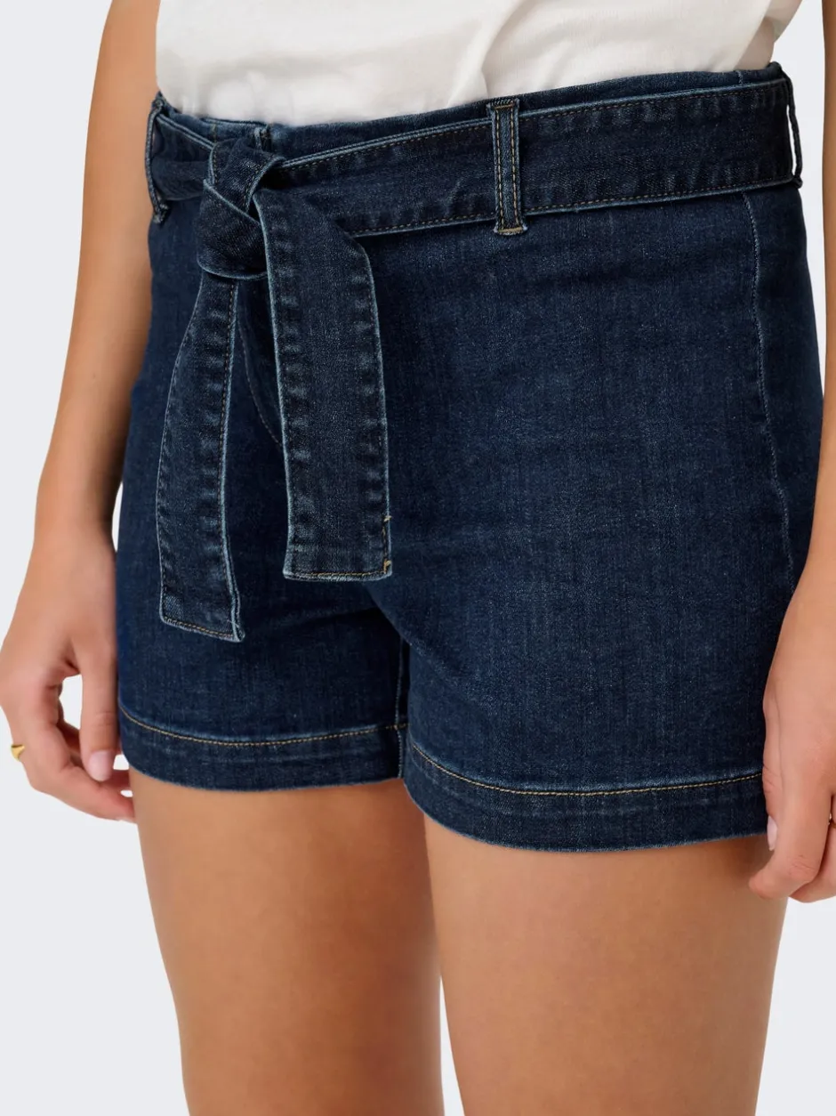 New ONLMADISON Høj talje Regular fit Denim-shorts Dame Shorts