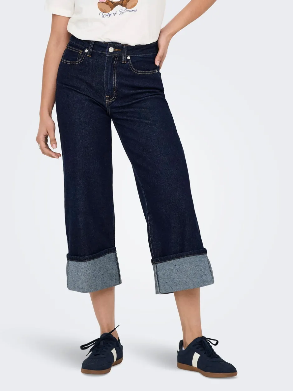 New ONLMADISON Høj talje Wide leg fit Jeans Dame Jeans|Jeans