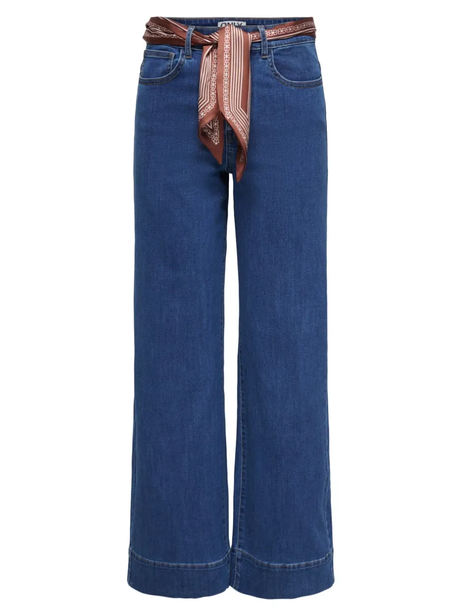 Hot ONLMADISON Høj talje Wide leg fit Jeans Dame Jeans|Jeans