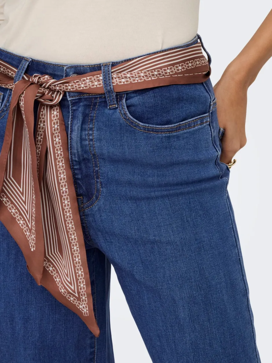 Hot ONLMADISON Høj talje Wide leg fit Jeans Dame Jeans|Jeans