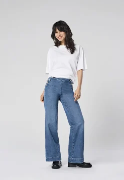 New ONLMADISON Høj talje Wide leg fit Jeans Dame Jeans|Jeans