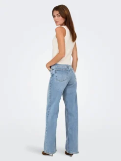 New ONLMADISON Høj talje Wide leg fit Jeans Dame Jeans|Jeans