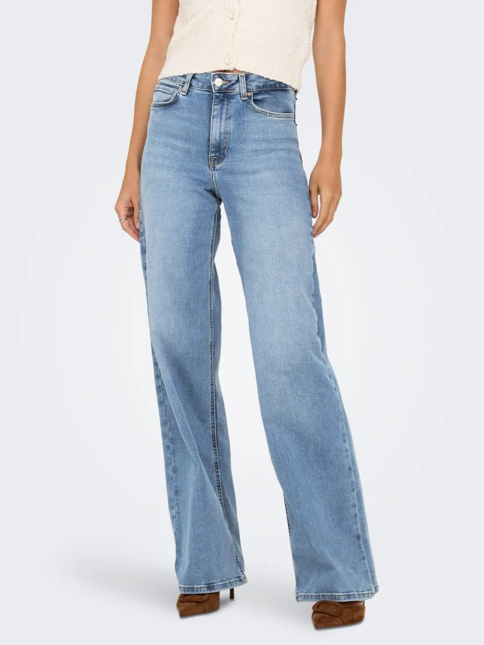 New ONLMADISON Høj talje Wide leg fit Jeans Dame Jeans|Jeans
