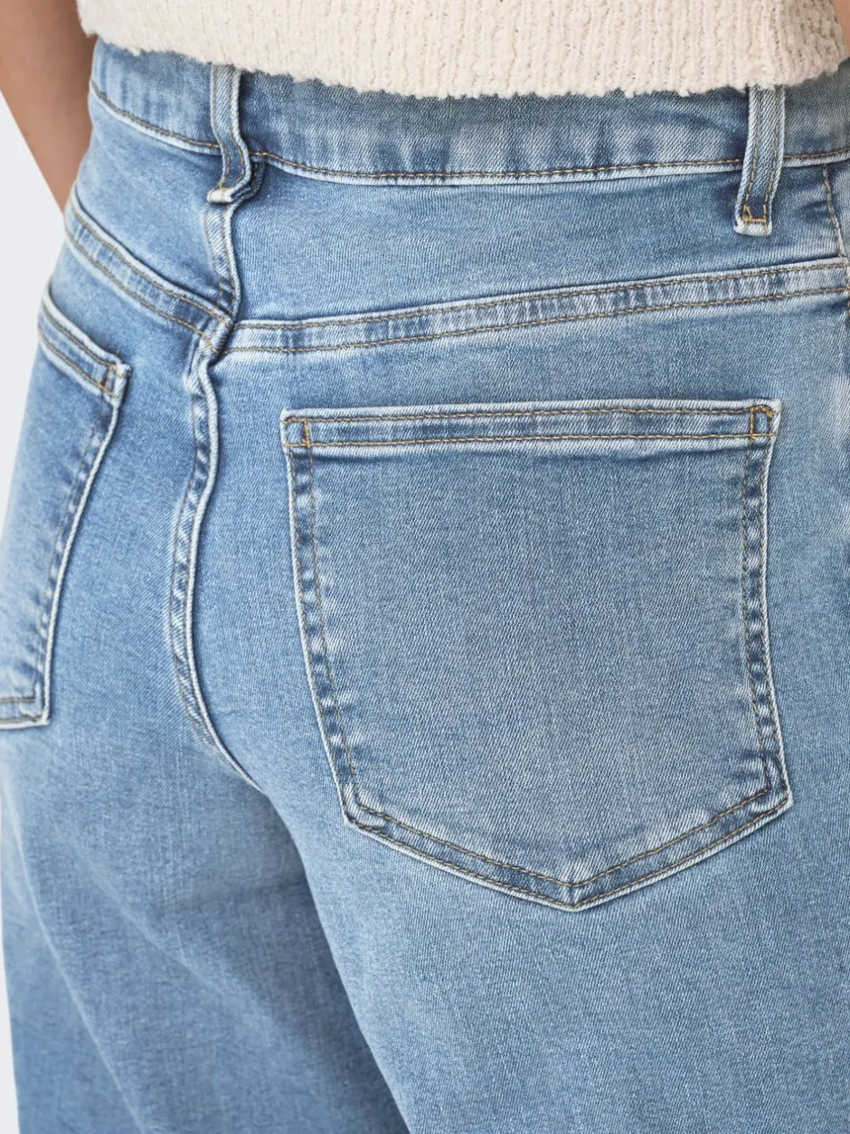 New ONLMADISON Høj talje Wide leg fit Jeans Dame Jeans|Jeans