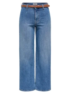 Outlet ONLMADISON Høj talje Wide leg fit Jeans Dame Jeans|Jeans