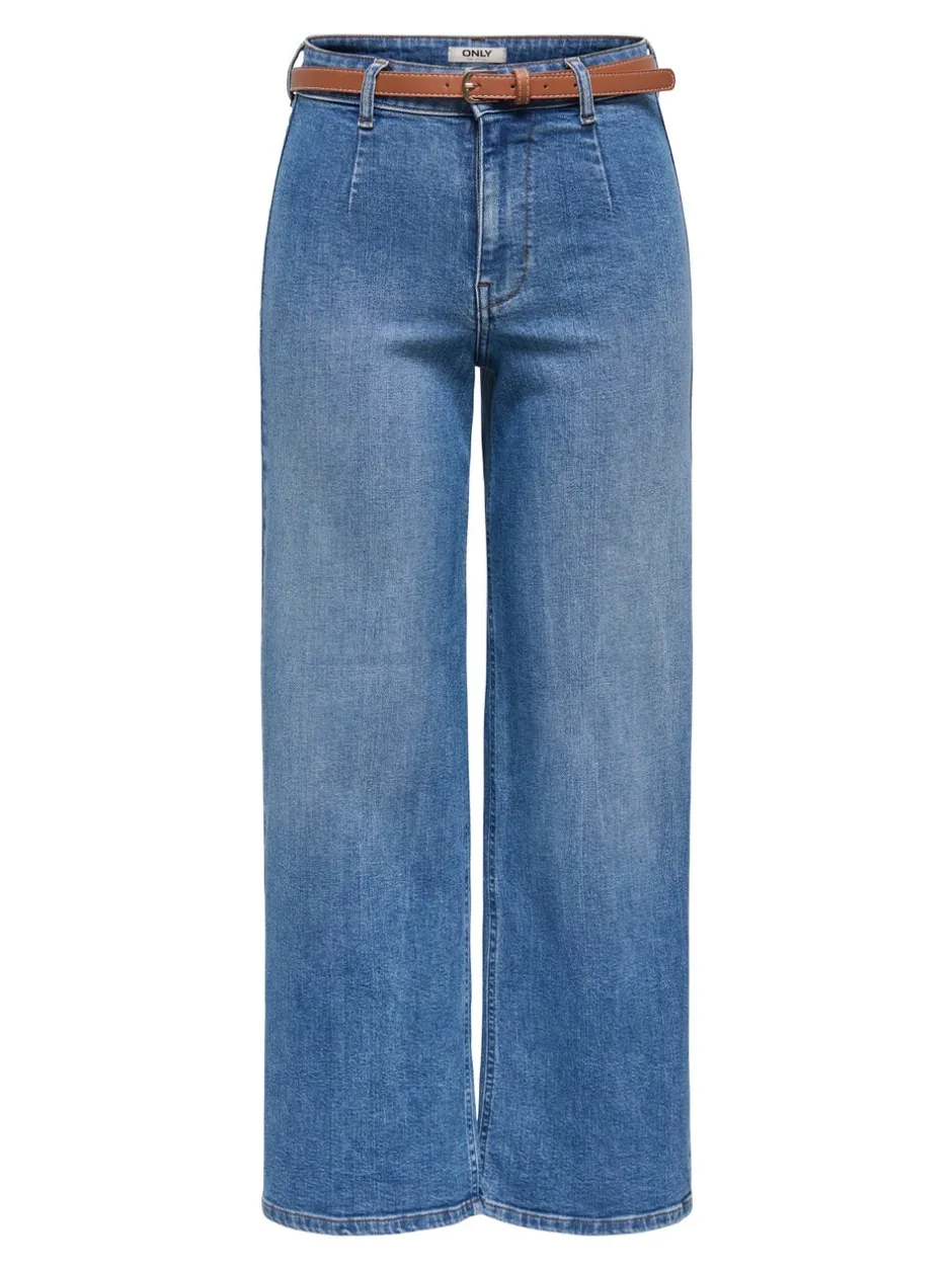 Outlet ONLMADISON Høj talje Wide leg fit Jeans Dame Jeans|Jeans