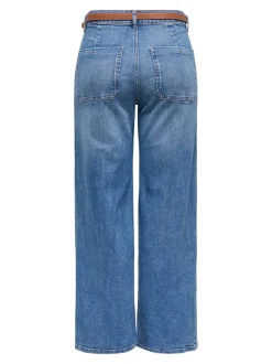Outlet ONLMADISON Høj talje Wide leg fit Jeans Dame Jeans|Jeans