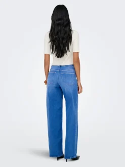 Online ONLMADISON Høj talje Wide leg fit Jeans Dame Jeans|Jeans