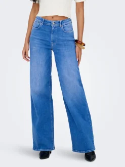 Online ONLMADISON Høj talje Wide leg fit Jeans Dame Jeans|Jeans