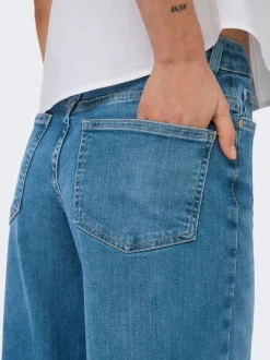 Sale ONLMADISON Høj talje Wide leg fit Jeans Dame Jeans|Jeans