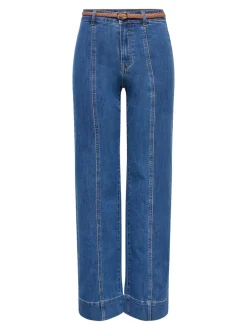ONLMADISON Høj talje Wide leg fit Jeans Dame Jeans|Jeans