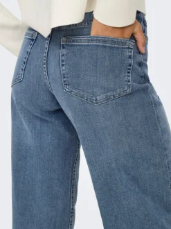Sale ONLMADISON Høj talje Wide leg fit Jeans Dame Jeans|Jeans