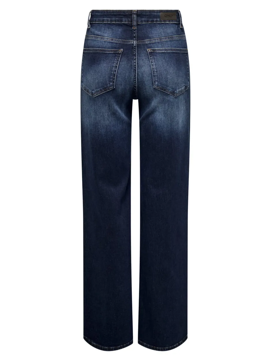 Discount ONLMADISON Høj talje Wide leg fit Jeans Dame Jeans|Jeans