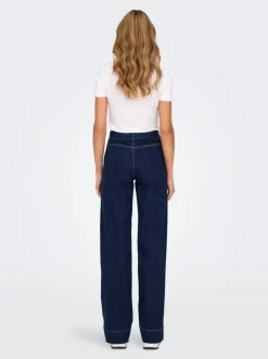 Sale ONLMADISON Høj talje Wide leg fit Jeans Dame Jeans|Jeans