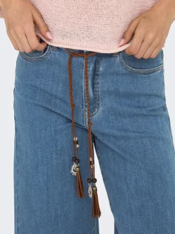 ONLMADISON Høj talje Wide leg fit Cropped Jeans Dame Jeans|Jeans