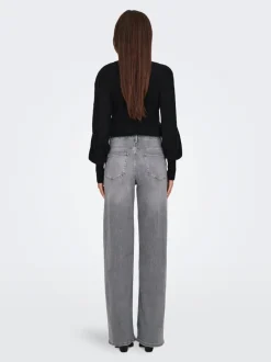 ONLMADISON Høj talje Wide leg fit Jeans Dame Jeans|Jeans