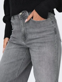 ONLMADISON Høj talje Wide leg fit Jeans Dame Jeans|Jeans
