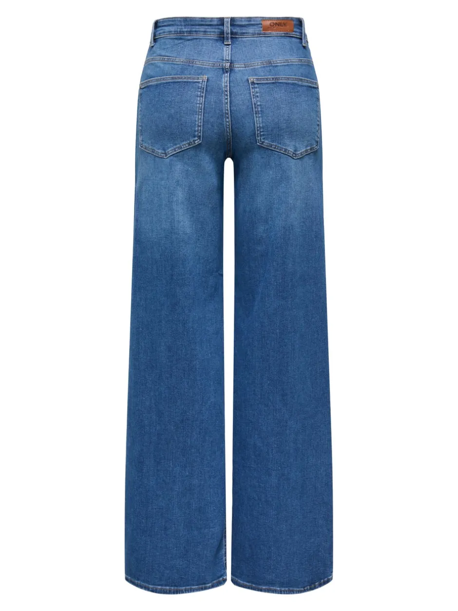 Best ONLMADISON Høj talje Wide leg fit Jeans Dame Jeans|Jeans