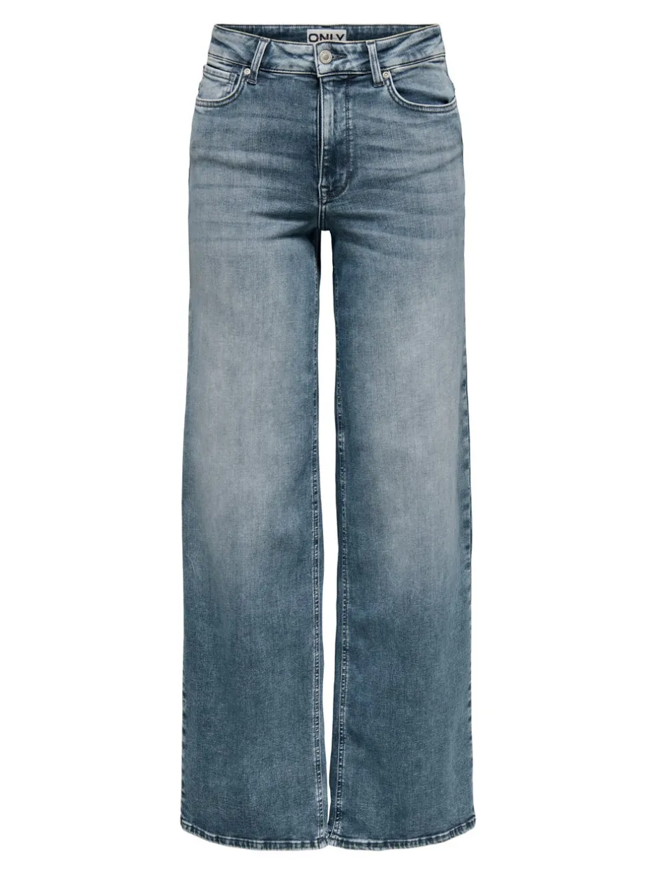 Clearance ONLMADISON Høj talje Wide leg fit Jeans Dame Jeans|Jeans