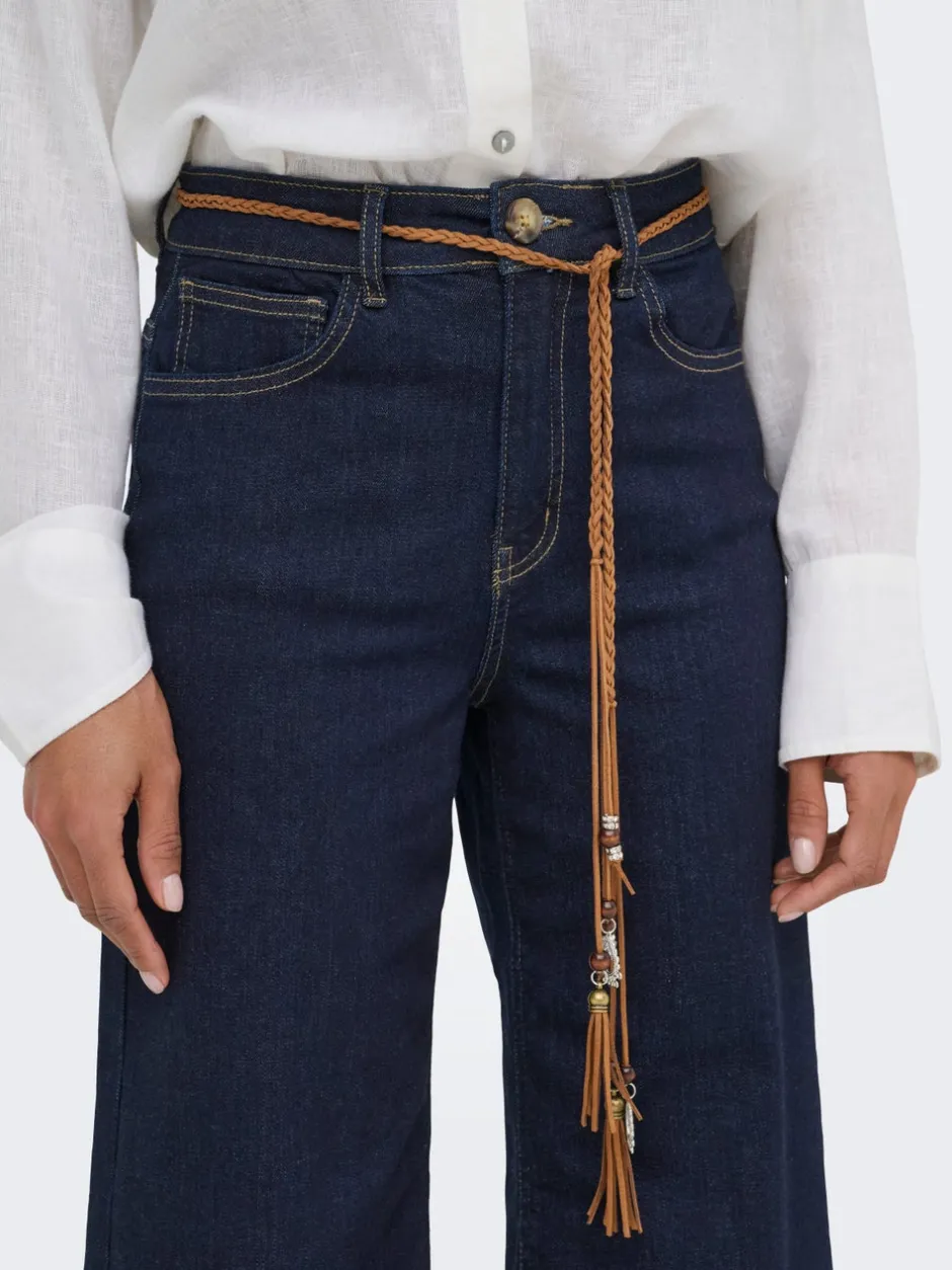 Best ONLMADISON Høj talje Wide leg fit Cropped Jeans Dame Jeans|Jeans