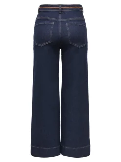 Best ONLMADISON Høj talje Wide leg fit Cropped Jeans Dame Jeans|Jeans