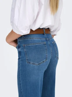 Clearance ONLMADISON Høj talje Wide leg fit Jeans Dame Jeans|Jeans