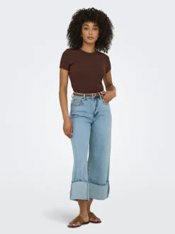 ONLMADISON Høj talje Wide leg fit Jeans Dame Jeans|Jeans