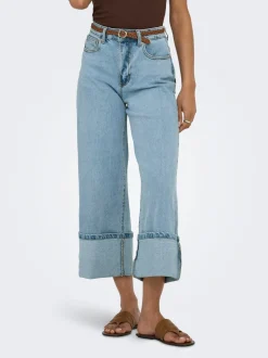 ONLMADISON Høj talje Wide leg fit Jeans Dame Jeans|Jeans
