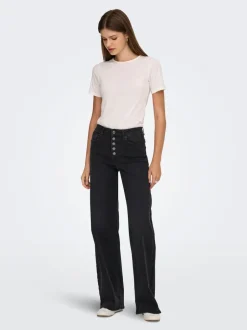 New ONLMADISON Høj talje Wide leg fit Jeans Dame Jeans|Jeans