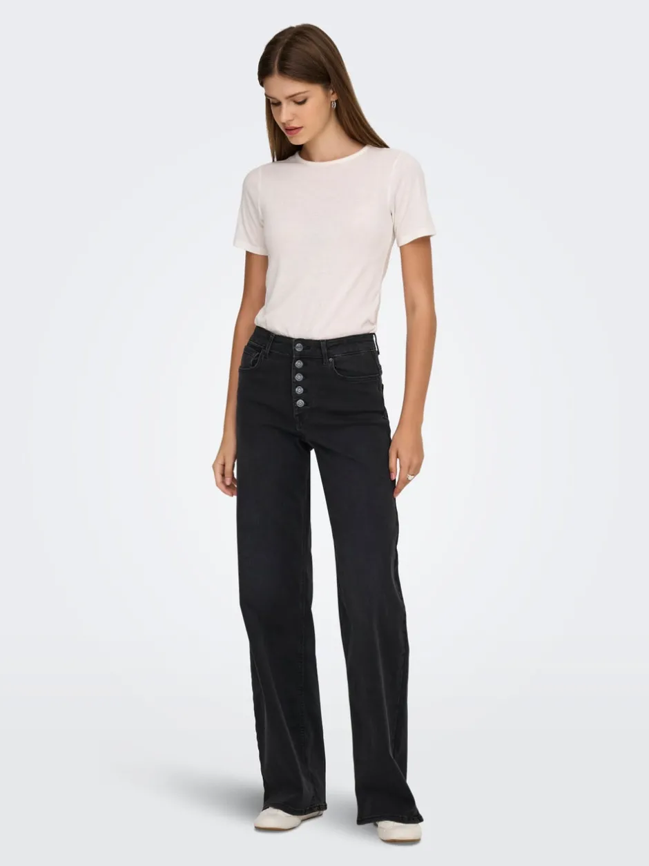 New ONLMADISON Høj talje Wide leg fit Jeans Dame Jeans|Jeans