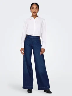 New ONLMADISON Høj talje Wide leg fit Jeans Dame Jeans|Jeans