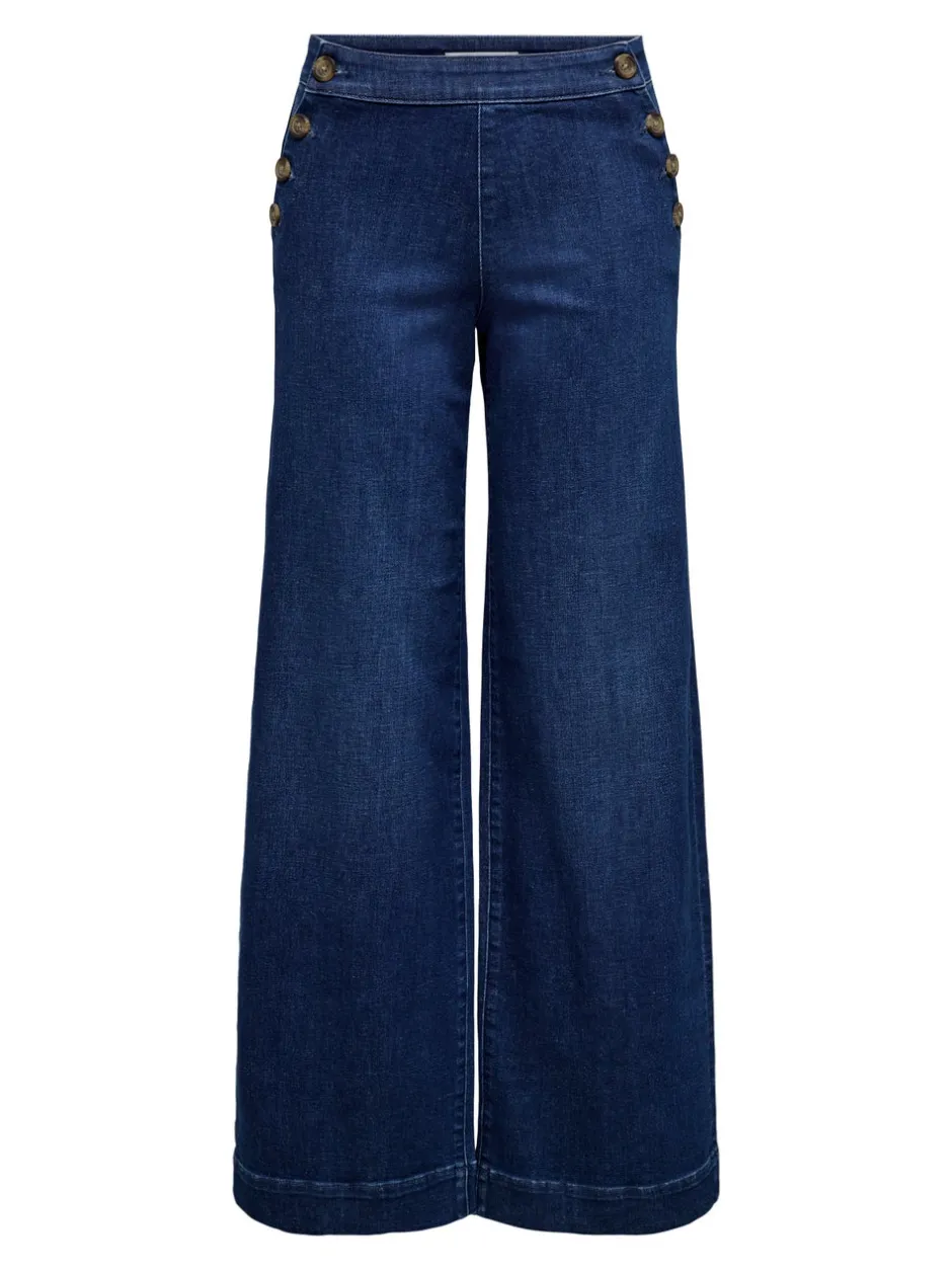 New ONLMADISON Høj talje Wide leg fit Jeans Dame Jeans|Jeans