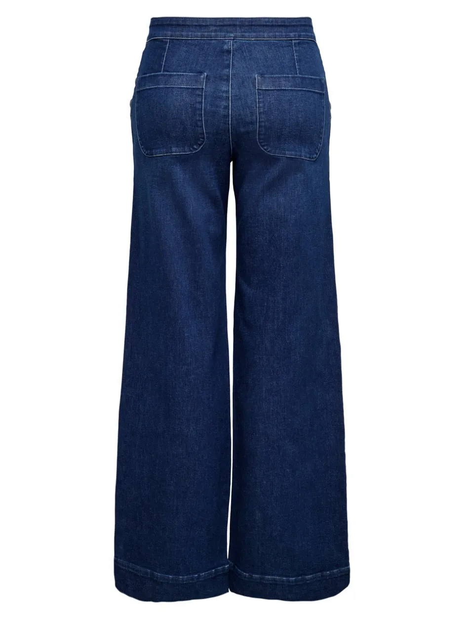 New ONLMADISON Høj talje Wide leg fit Jeans Dame Jeans|Jeans
