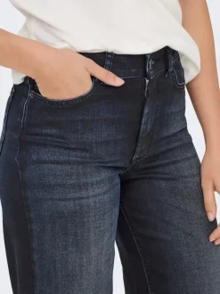Discount ONLMADISON Høj talje Wide leg fit Jeans Dame Jeans|Jeans