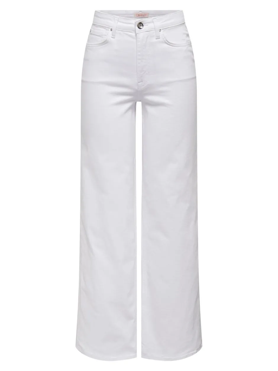 Outlet ONLMADISON Høj talje Wide leg fit Jeans Dame Jeans|Jeans