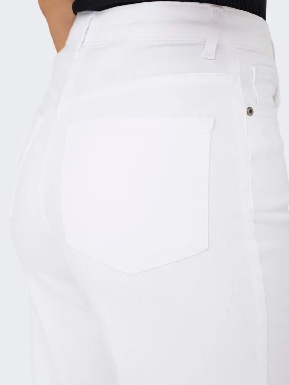 Outlet ONLMADISON Høj talje Wide leg fit Jeans Dame Jeans|Jeans