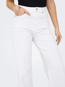 Outlet ONLMADISON Høj talje Wide leg fit Jeans Dame Jeans|Jeans